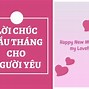 Chúc Người Yêu Đi Chơi Vui Vẻ